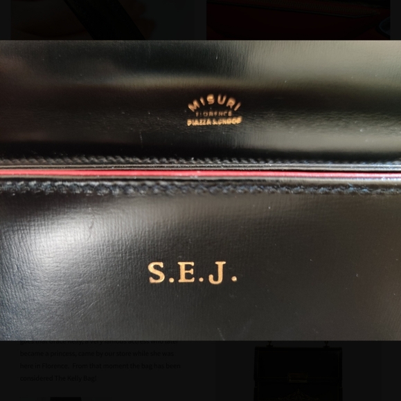 SOLD Grace Kelly leather box purse - Picture 3 of 12